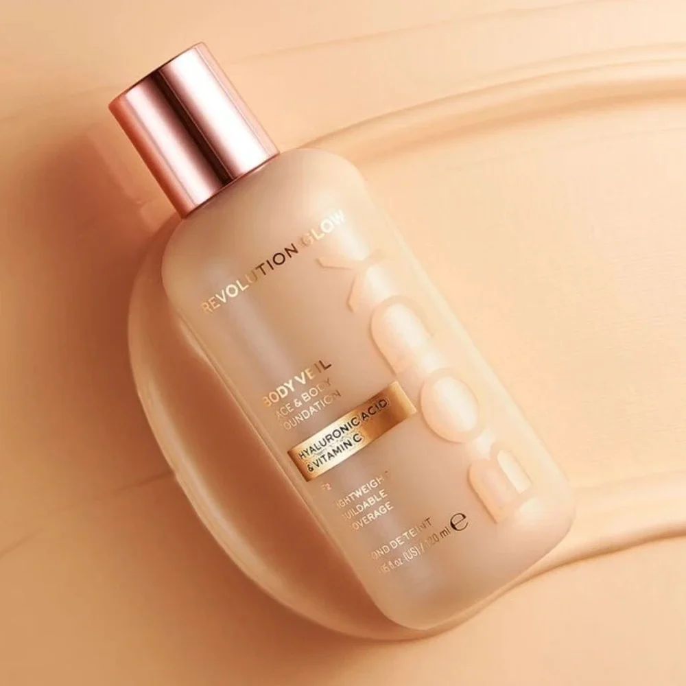 NEW Makeup Revolution Glow Body Veil Face & Body Foundation With Hyaluronic Acid